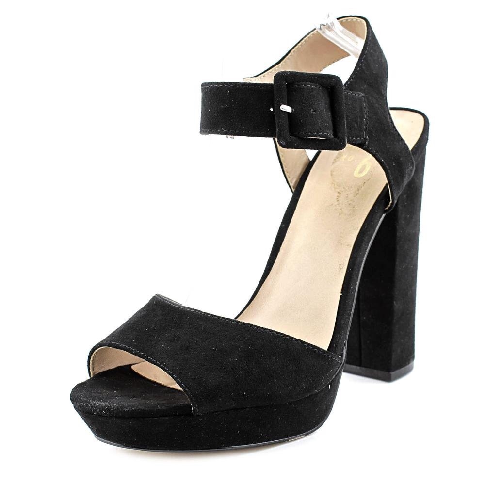 Mix No. 6 Black Platform Sandals